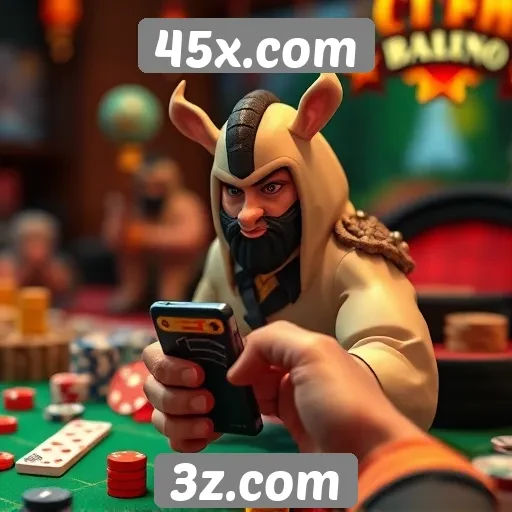 Benefícios da experiência móvel em 45x.com