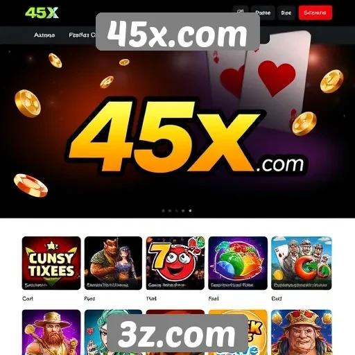 Experiência do usuário no site 45x.com